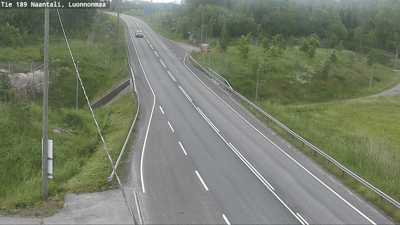 Weather Camera Image Väg 189 Nådendal, Luonnonmaa, Naantali, Varsinais-Suomi