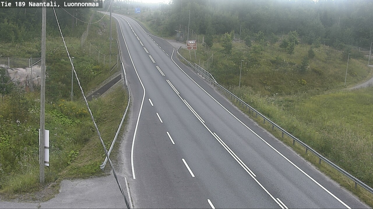 Weather Camera Image Road 189 Naantali, Luonnonmaa, Naantali, Varsinais-Suomi