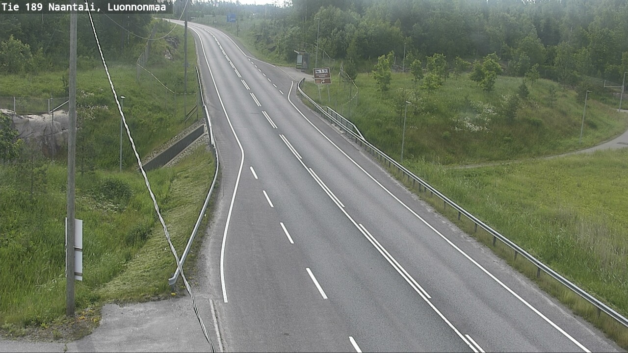 Weather Camera Image Väg 189 Nådendal, Luonnonmaa, Naantali, Varsinais-Suomi