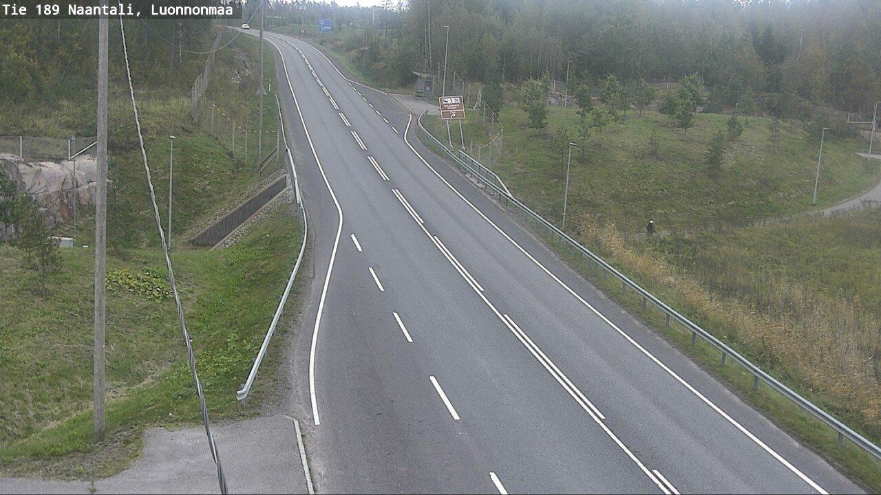 Weather Camera Image Road 189 Naantali, Luonnonmaa, Naantali, Varsinais-Suomi