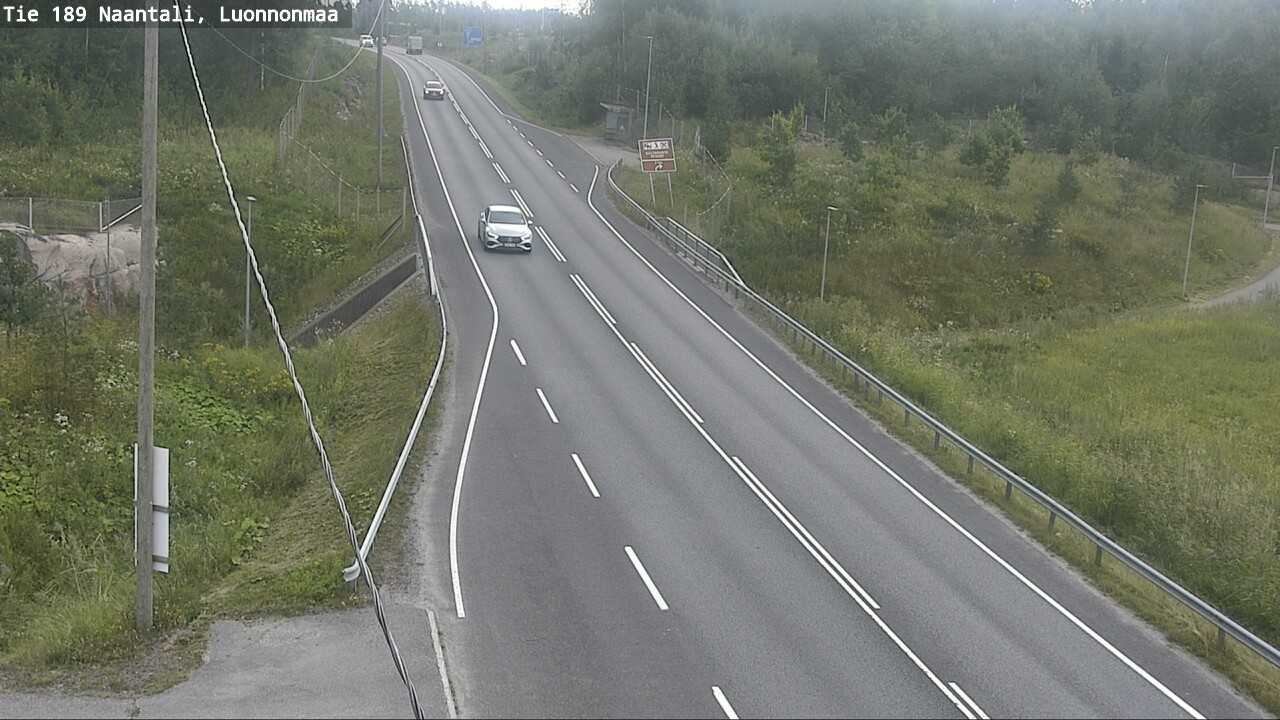 Weather Camera Image Väg 189 Nådendal, Luonnonmaa, Naantali, Varsinais-Suomi