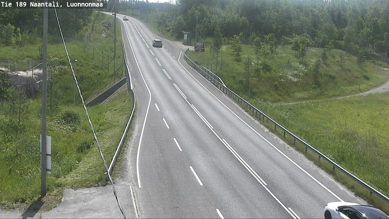 Weather Camera Image Väg 189 Nådendal, Luonnonmaa, Naantali, Varsinais-Suomi