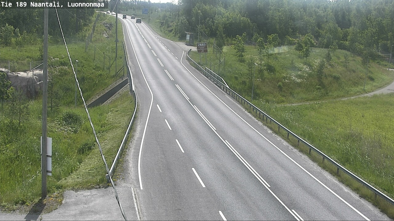 Weather Camera Image Väg 189 Nådendal, Luonnonmaa, Naantali, Varsinais-Suomi
