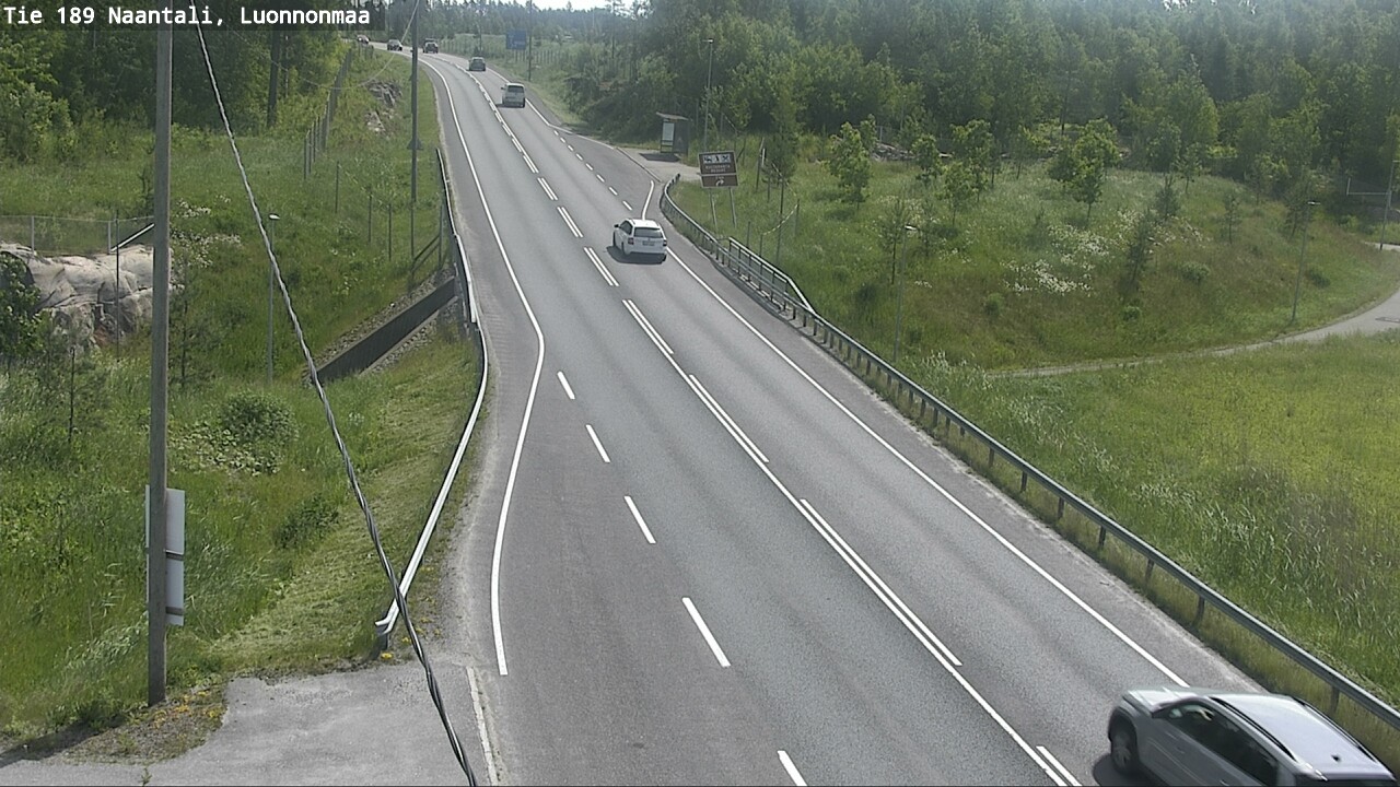 Weather Camera Image Väg 189 Nådendal, Luonnonmaa, Naantali, Varsinais-Suomi