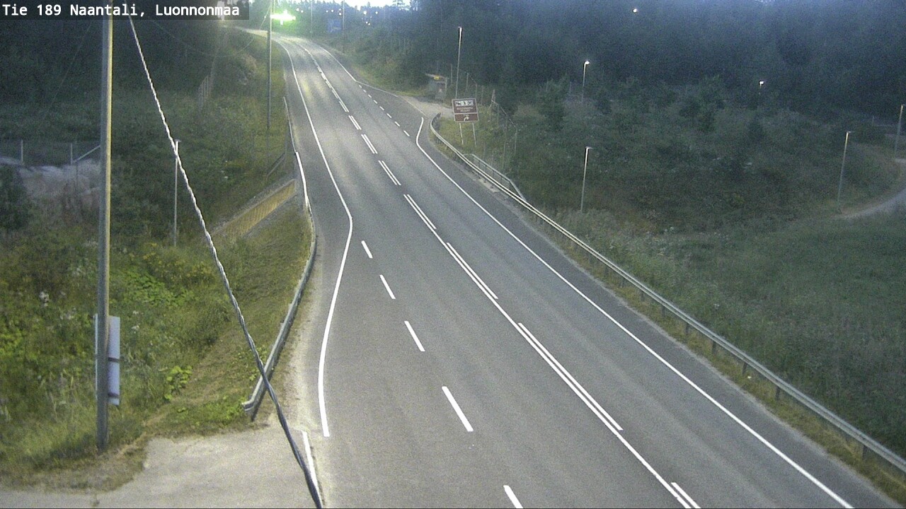 Weather Camera Image Road 189 Naantali, Luonnonmaa, Naantali, Varsinais-Suomi