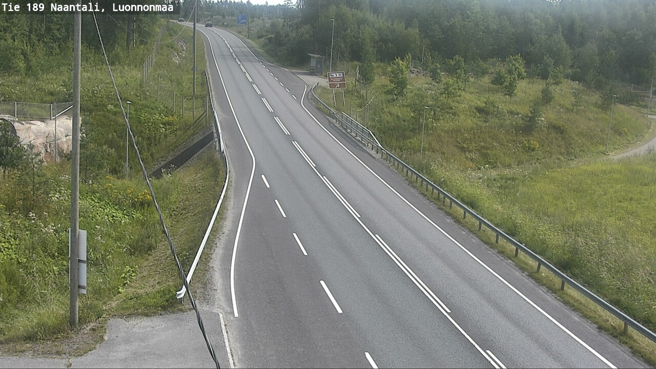 Weather Camera Image Road 189 Naantali, Luonnonmaa, Naantali, Varsinais-Suomi