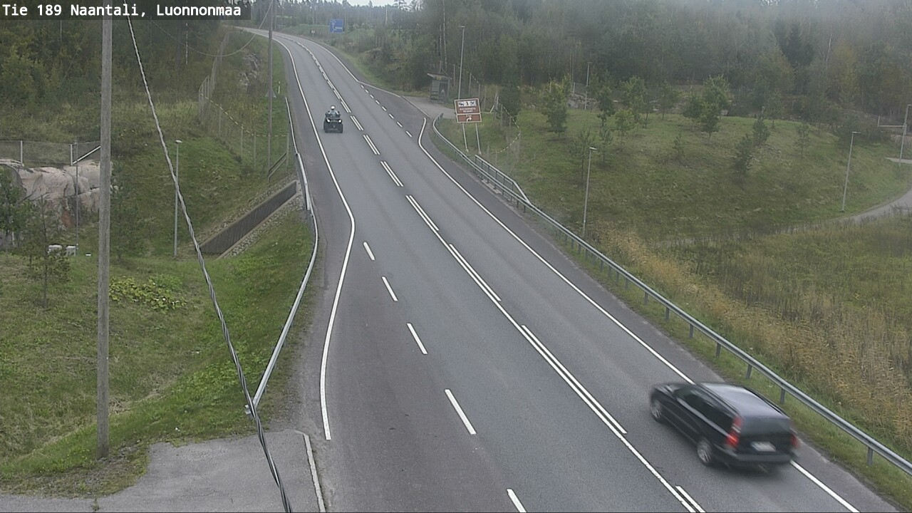 Weather Camera Image Road 189 Naantali, Luonnonmaa, Naantali, Varsinais-Suomi