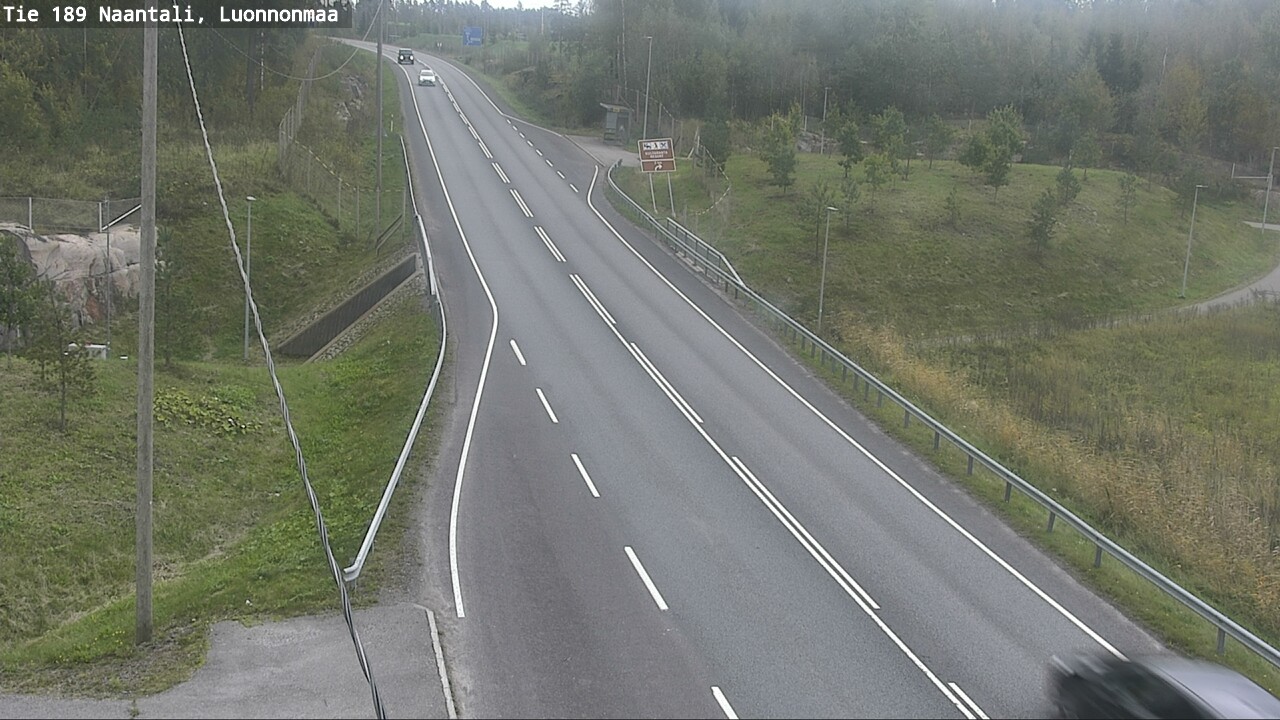Weather Camera Image Road 189 Naantali, Luonnonmaa, Naantali, Varsinais-Suomi