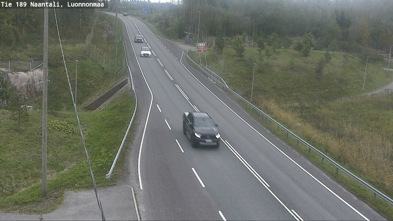 Weather Camera Image Road 189 Naantali, Luonnonmaa, Naantali, Varsinais-Suomi