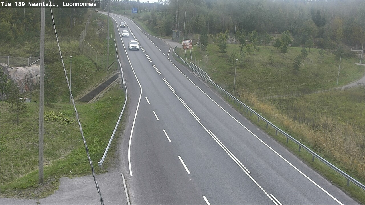 Weather Camera Image Road 189 Naantali, Luonnonmaa, Naantali, Varsinais-Suomi