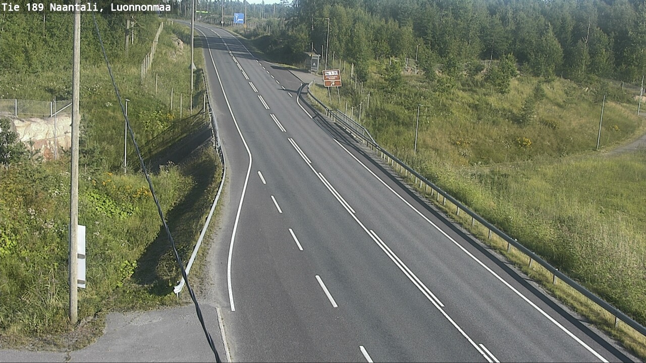 Weather Camera Image Road 189 Naantali, Luonnonmaa, Naantali, Varsinais-Suomi