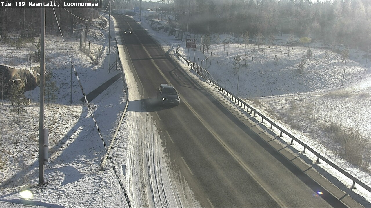 Weather Camera Image Road 189 Naantali, Luonnonmaa, Naantali, Varsinais-Suomi