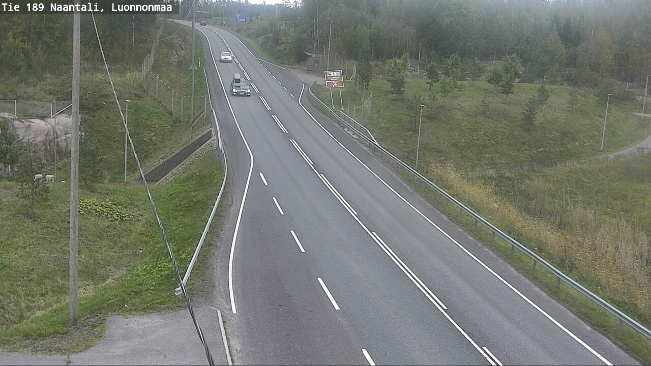 Weather Camera Image Road 189 Naantali, Luonnonmaa, Naantali, Varsinais-Suomi