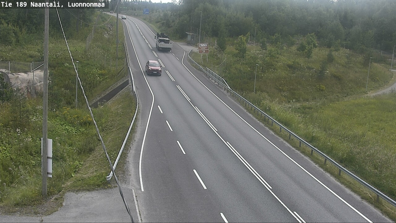 Weather Camera Image Väg 189 Nådendal, Luonnonmaa, Naantali, Varsinais-Suomi