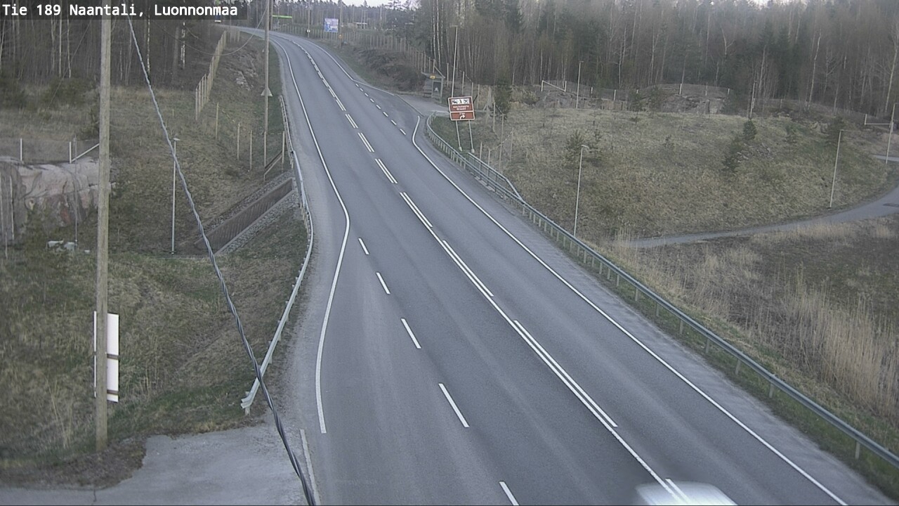 Weather Camera Image Väg 189 Nådendal, Luonnonmaa, Naantali, Varsinais-Suomi
