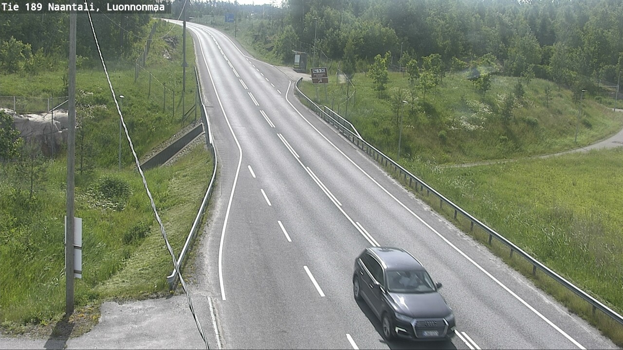 Weather Camera Image Väg 189 Nådendal, Luonnonmaa, Naantali, Varsinais-Suomi
