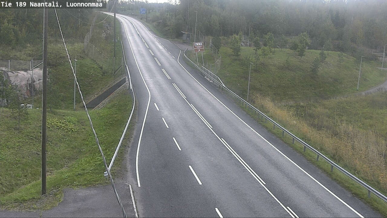 Weather Camera Image Road 189 Naantali, Luonnonmaa, Naantali, Varsinais-Suomi