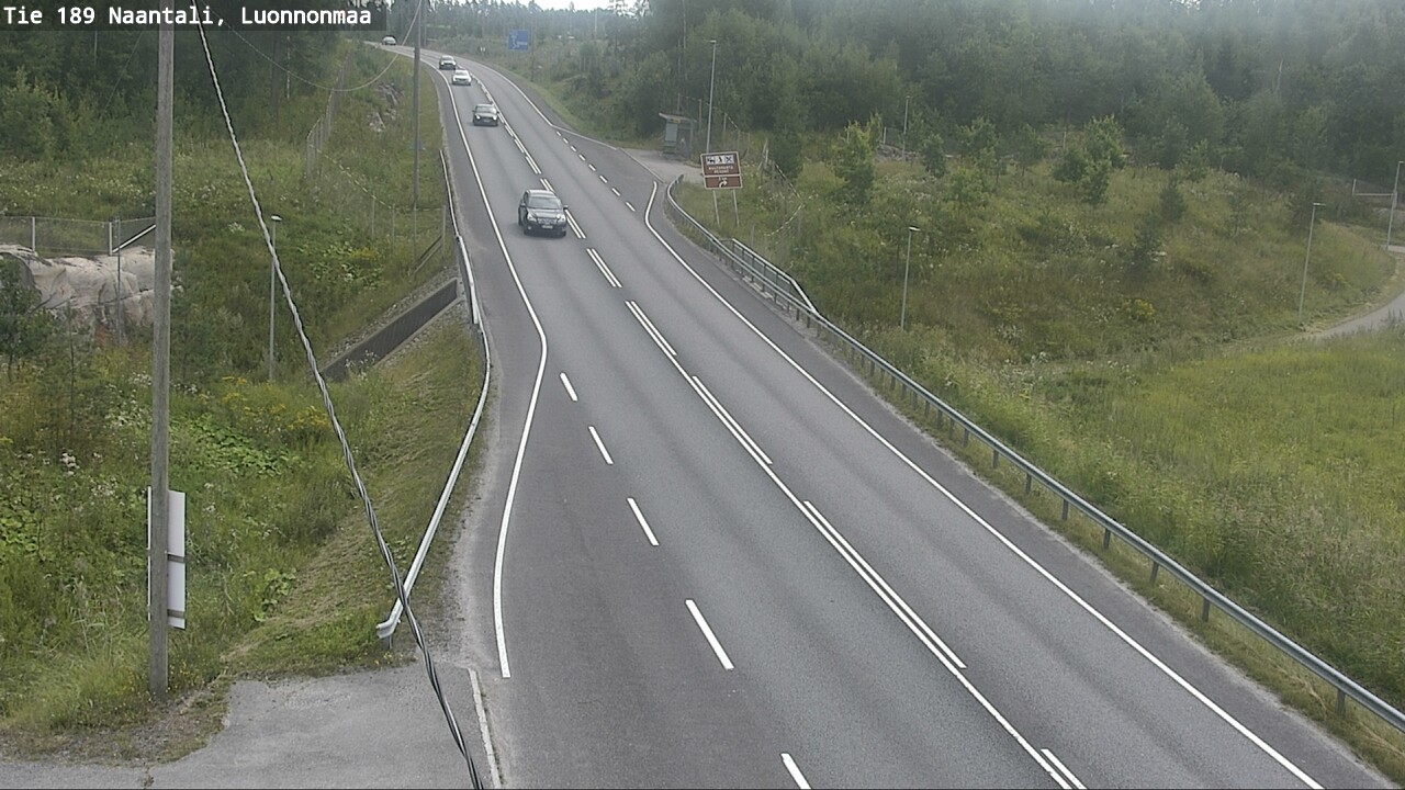 Weather Camera Image Väg 189 Nådendal, Luonnonmaa, Naantali, Varsinais-Suomi