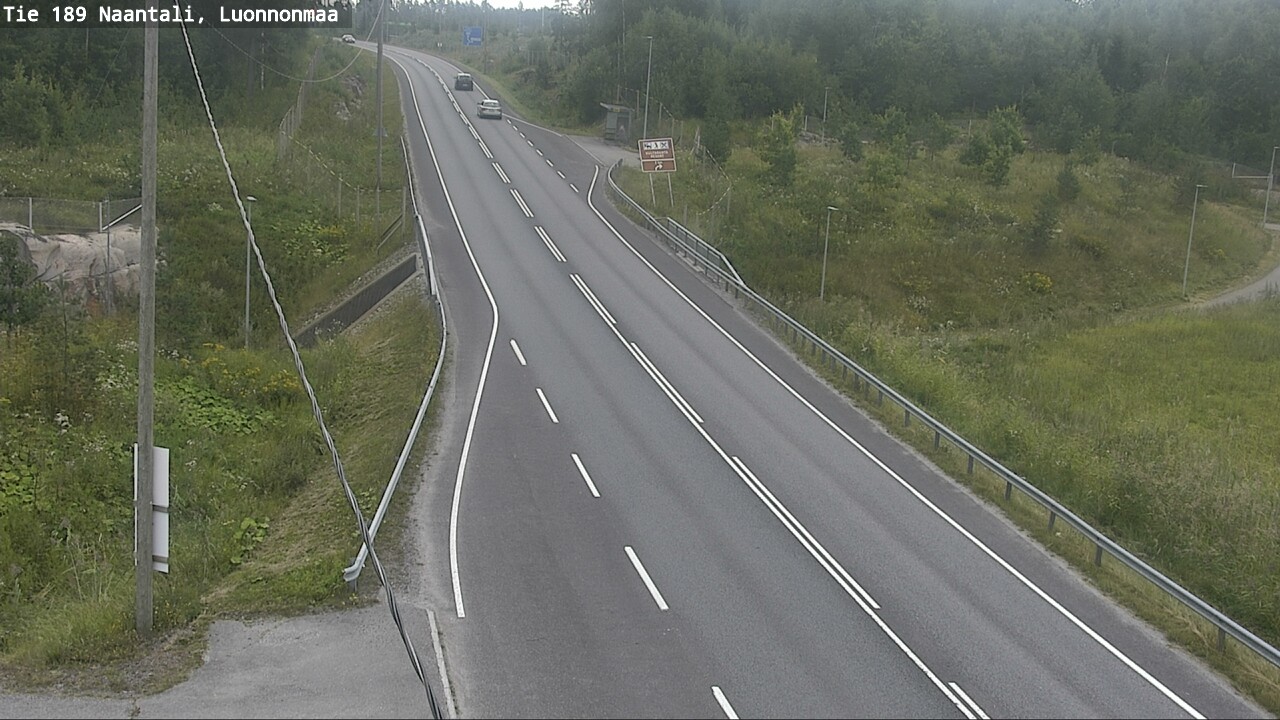 Weather Camera Image Väg 189 Nådendal, Luonnonmaa, Naantali, Varsinais-Suomi