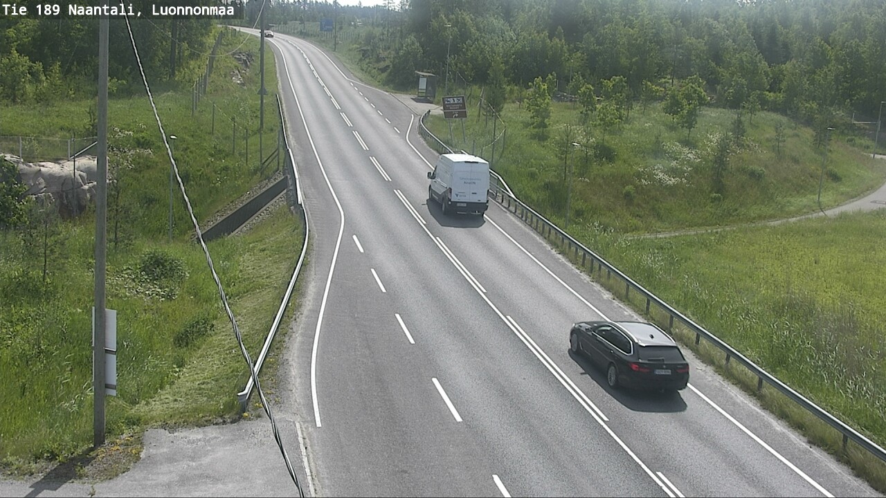 Weather Camera Image Väg 189 Nådendal, Luonnonmaa, Naantali, Varsinais-Suomi