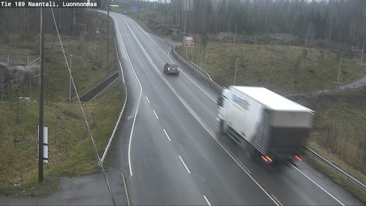 Weather Camera Image Väg 189 Nådendal, Luonnonmaa, Naantali, Varsinais-Suomi