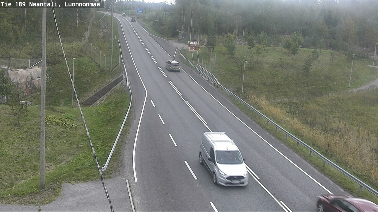 Weather Camera Image Road 189 Naantali, Luonnonmaa, Naantali, Varsinais-Suomi