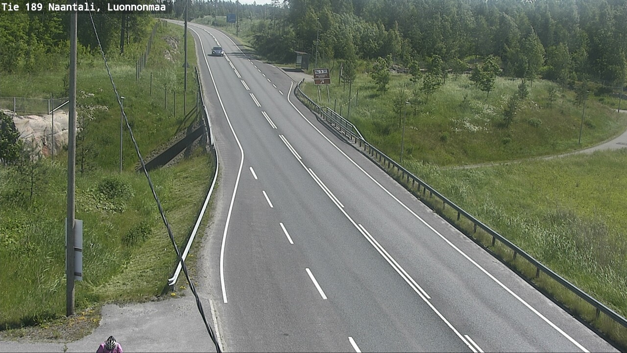 Weather Camera Image Väg 189 Nådendal, Luonnonmaa, Naantali, Varsinais-Suomi