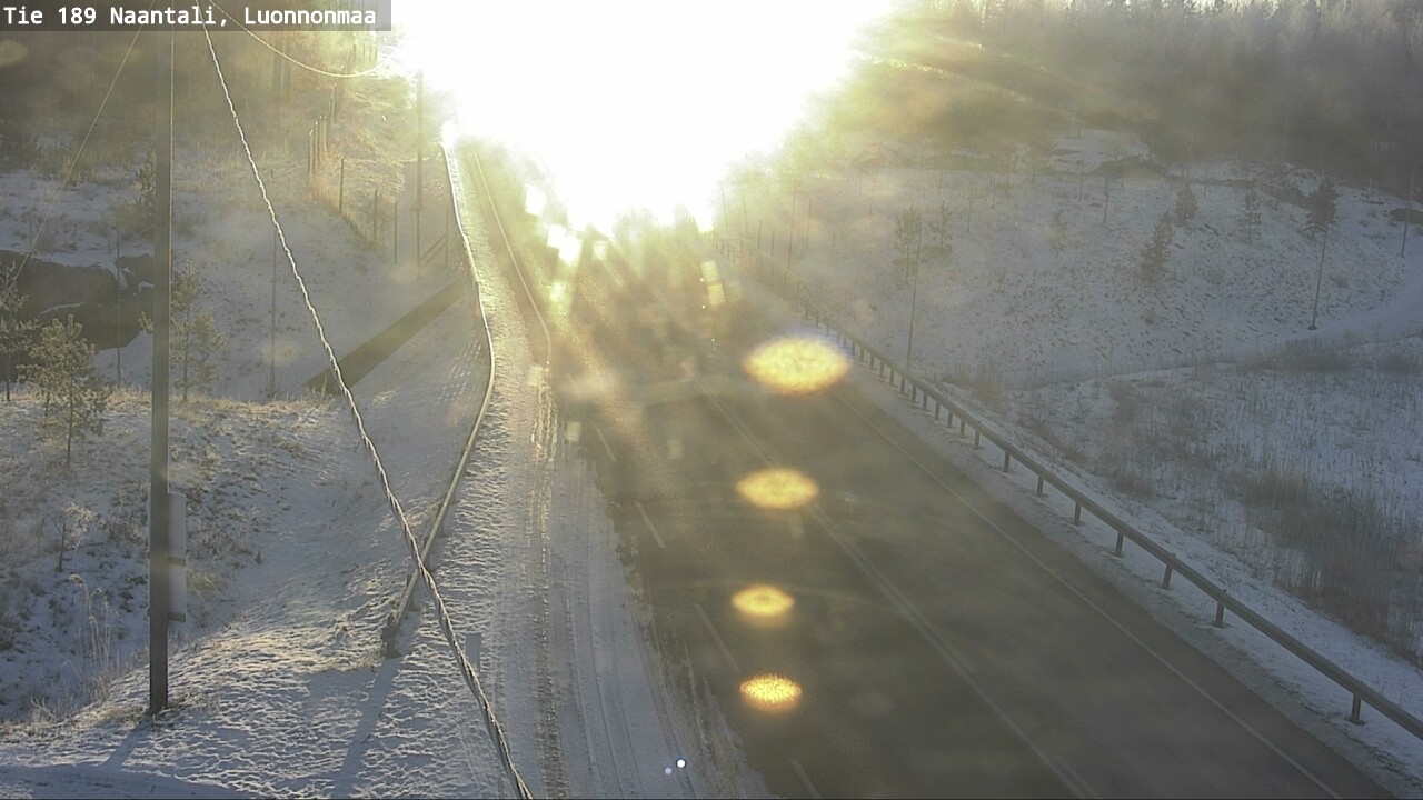 Weather Camera Image Väg 189 Nådendal, Luonnonmaa, Naantali, Varsinais-Suomi