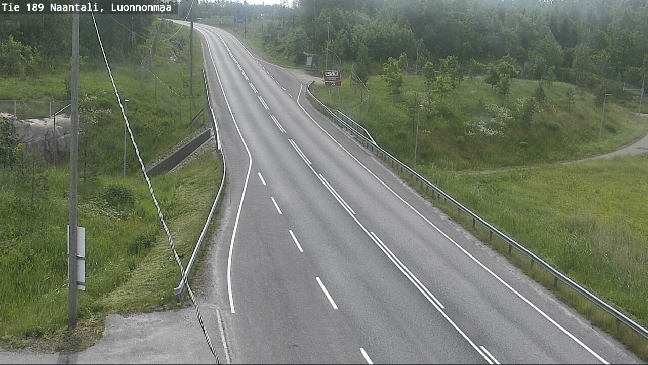 Weather Camera Image Väg 189 Nådendal, Luonnonmaa, Naantali, Varsinais-Suomi