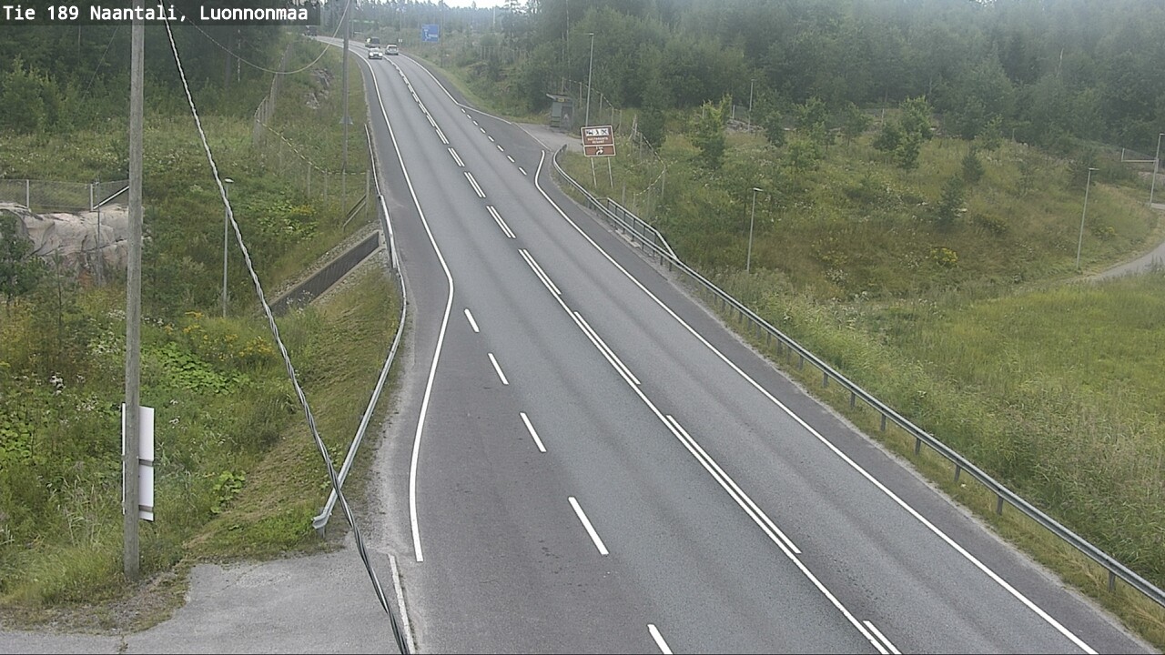 Weather Camera Image Road 189 Naantali, Luonnonmaa, Naantali, Varsinais-Suomi