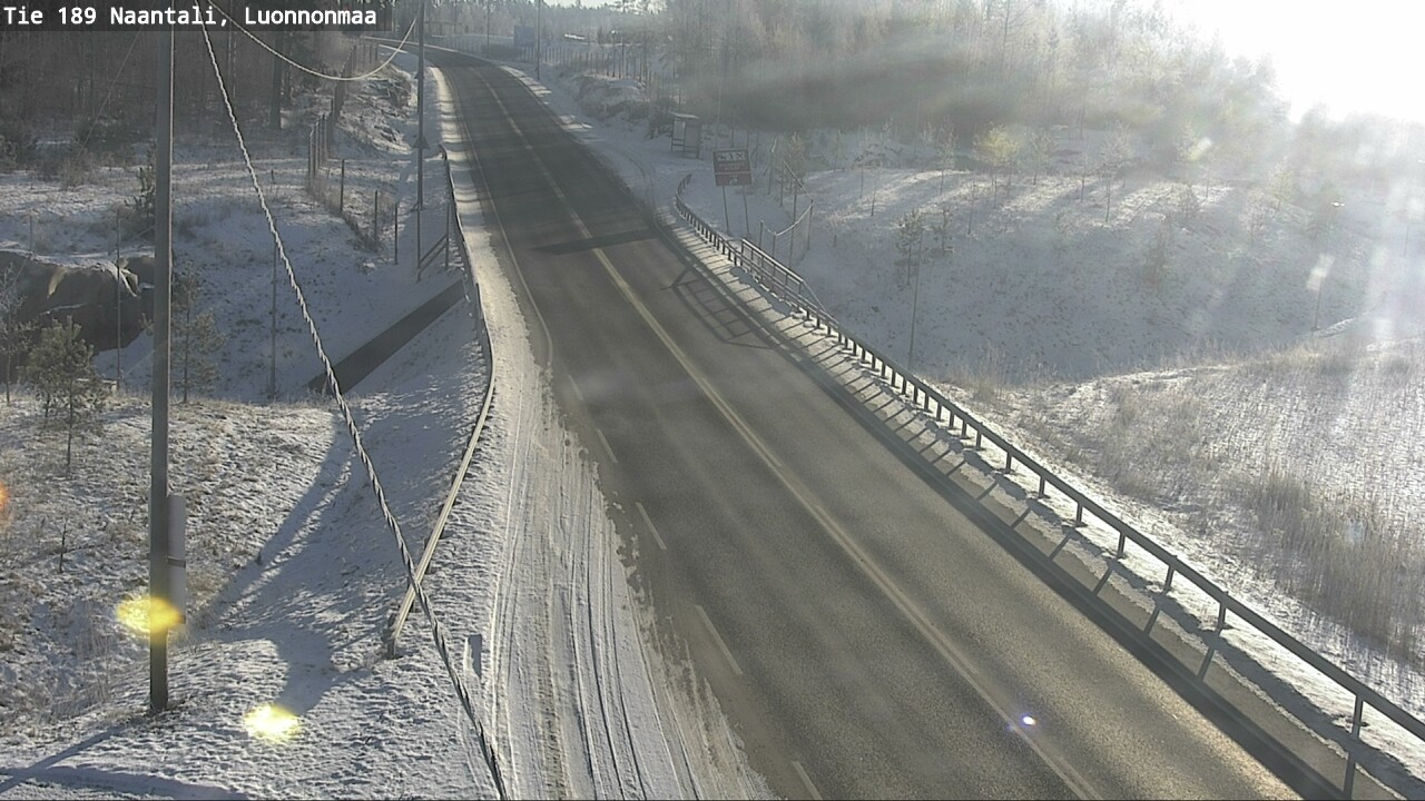 Weather Camera Image Väg 189 Nådendal, Luonnonmaa, Naantali, Varsinais-Suomi
