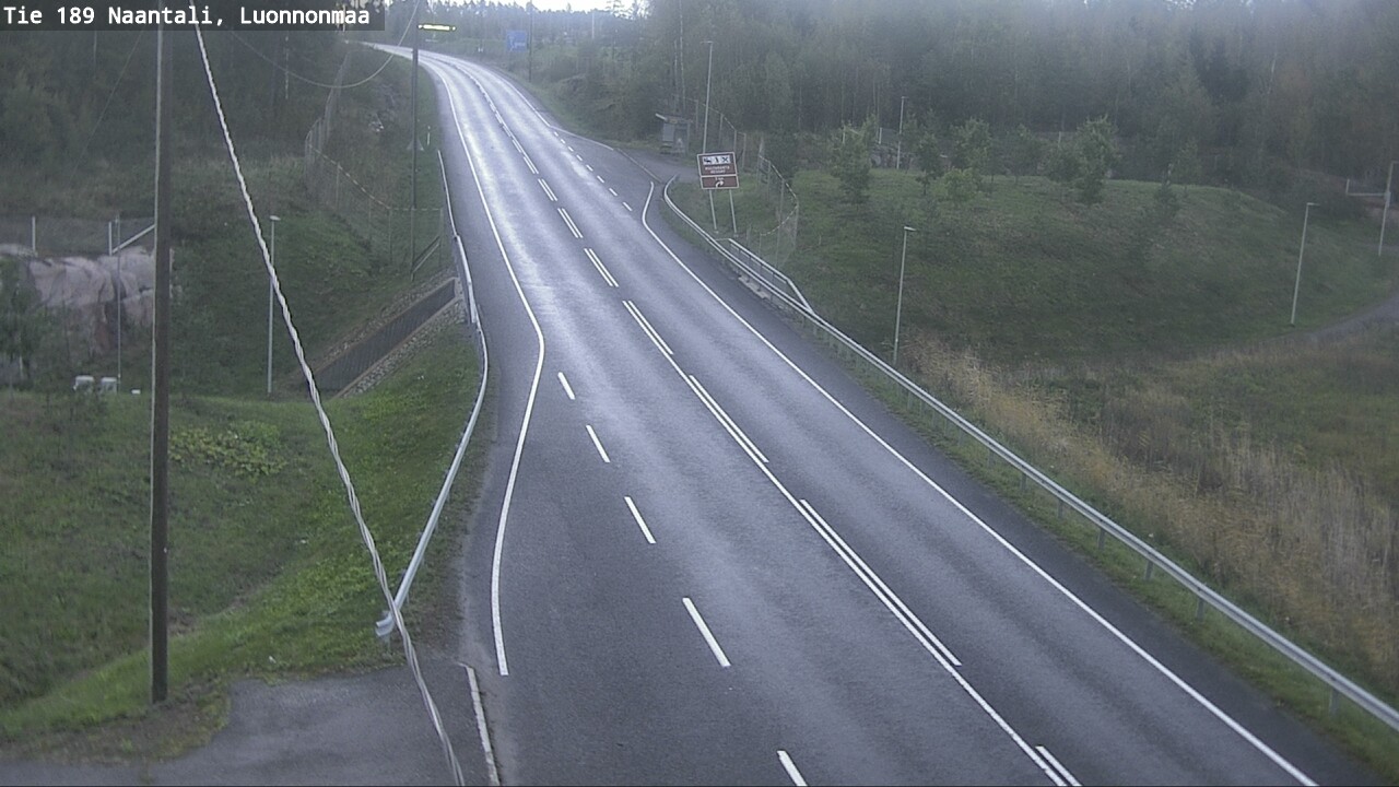 Weather Camera Image Road 189 Naantali, Luonnonmaa, Naantali, Varsinais-Suomi