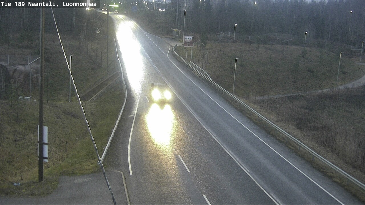 Weather Camera Image Väg 189 Nådendal, Luonnonmaa, Naantali, Varsinais-Suomi