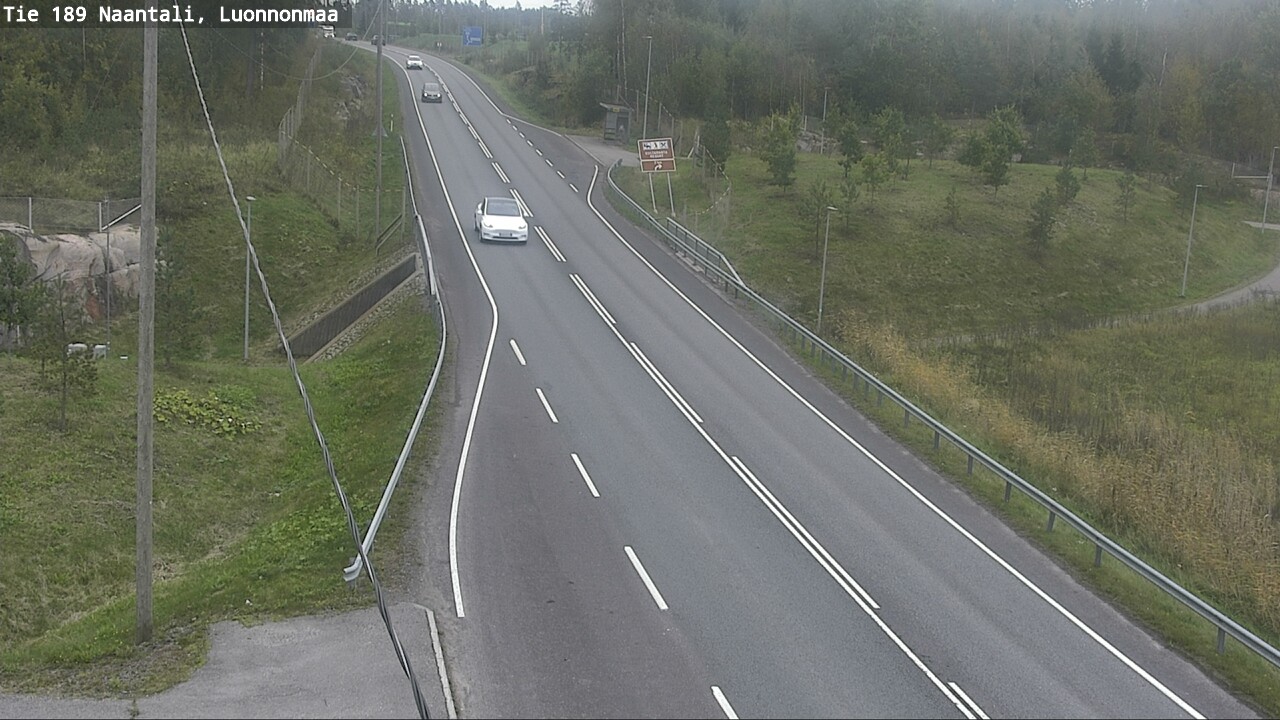 Weather Camera Image Road 189 Naantali, Luonnonmaa, Naantali, Varsinais-Suomi