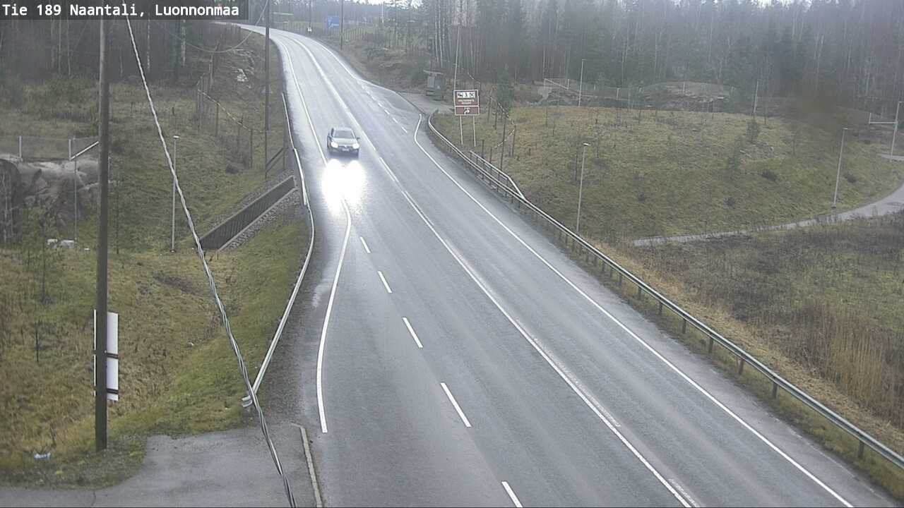 Weather Camera Image Väg 189 Nådendal, Luonnonmaa, Naantali, Varsinais-Suomi