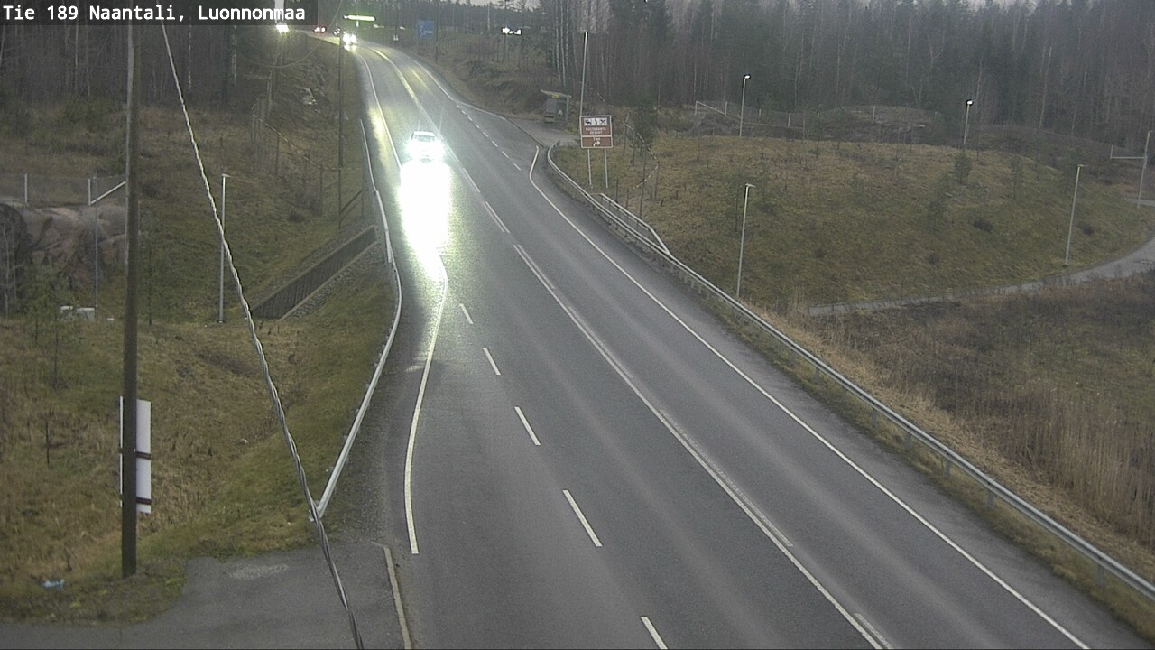 Weather Camera Image Väg 189 Nådendal, Luonnonmaa, Naantali, Varsinais-Suomi