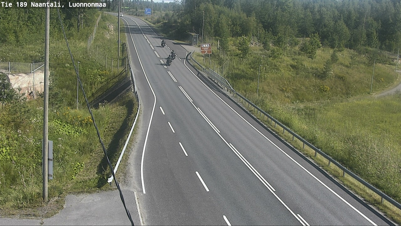 Weather Camera Image Road 189 Naantali, Luonnonmaa, Naantali, Varsinais-Suomi
