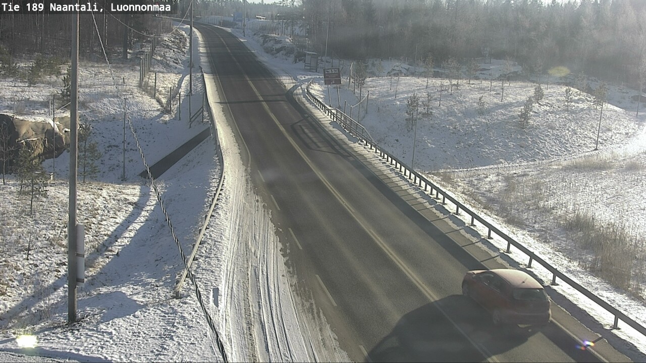 Weather Camera Image Road 189 Naantali, Luonnonmaa, Naantali, Varsinais-Suomi