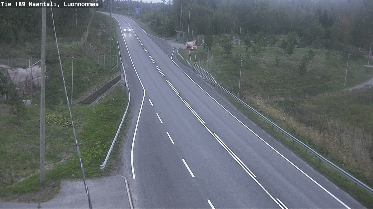 Weather Camera Image Road 189 Naantali, Luonnonmaa, Naantali, Varsinais-Suomi
