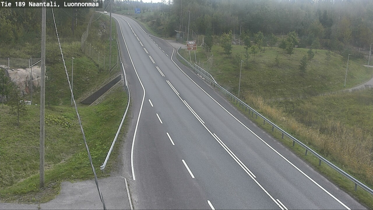 Weather Camera Image Road 189 Naantali, Luonnonmaa, Naantali, Varsinais-Suomi