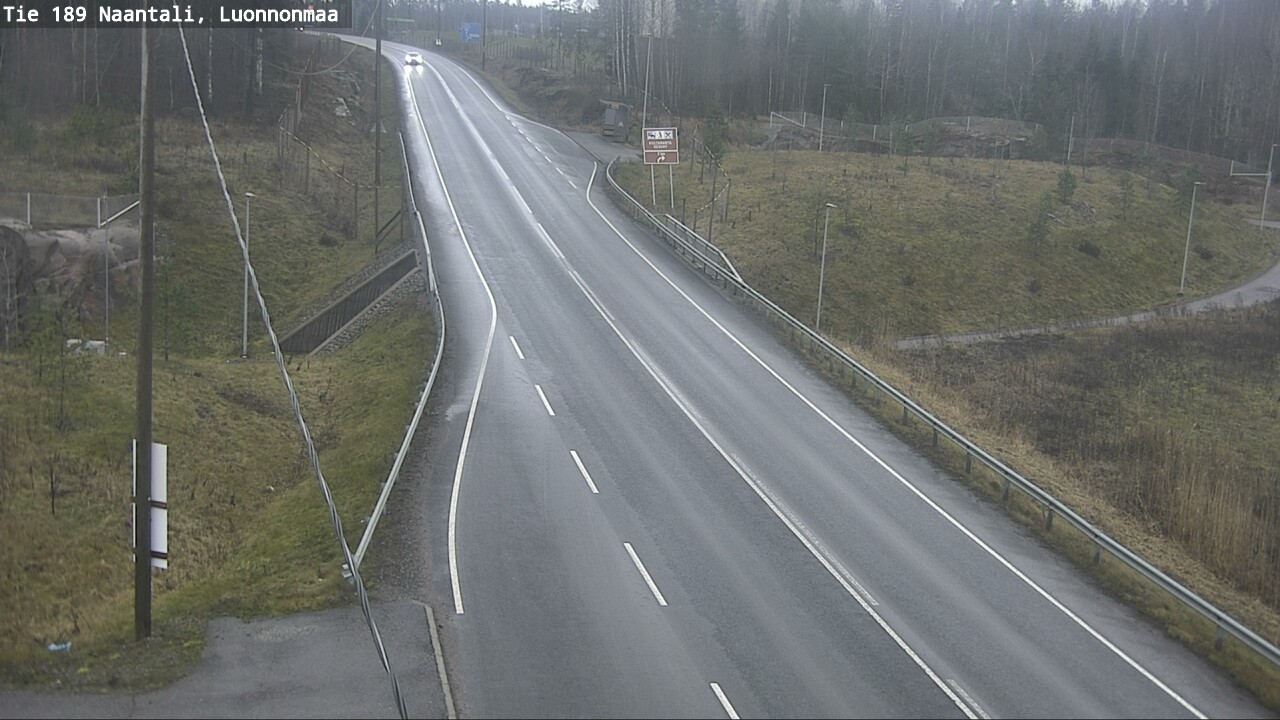 Weather Camera Image Väg 189 Nådendal, Luonnonmaa, Naantali, Varsinais-Suomi