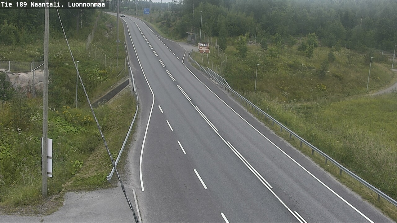Weather Camera Image Road 189 Naantali, Luonnonmaa, Naantali, Varsinais-Suomi