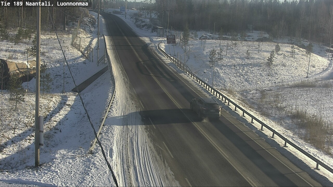 Weather Camera Image Road 189 Naantali, Luonnonmaa, Naantali, Varsinais-Suomi