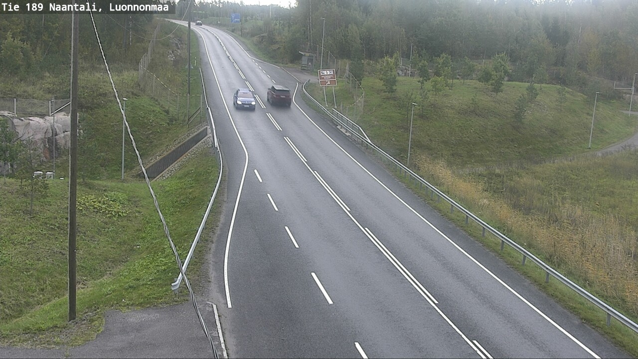 Weather Camera Image Road 189 Naantali, Luonnonmaa, Naantali, Varsinais-Suomi