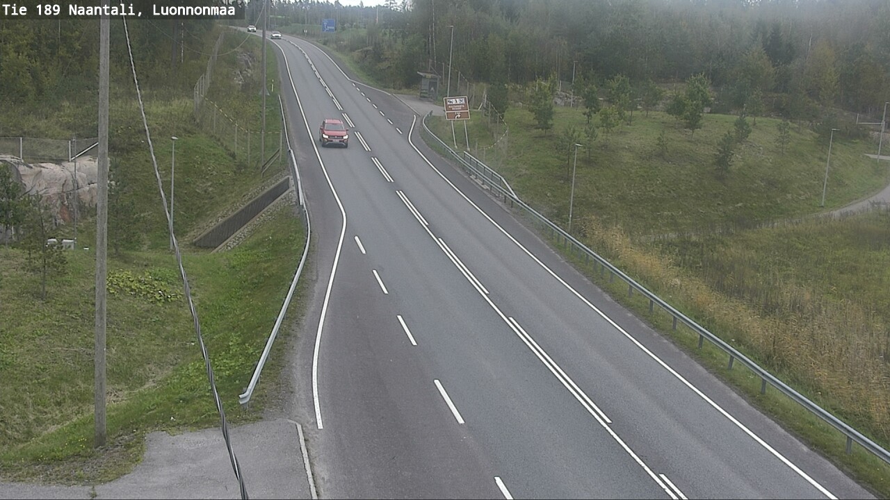 Weather Camera Image Road 189 Naantali, Luonnonmaa, Naantali, Varsinais-Suomi