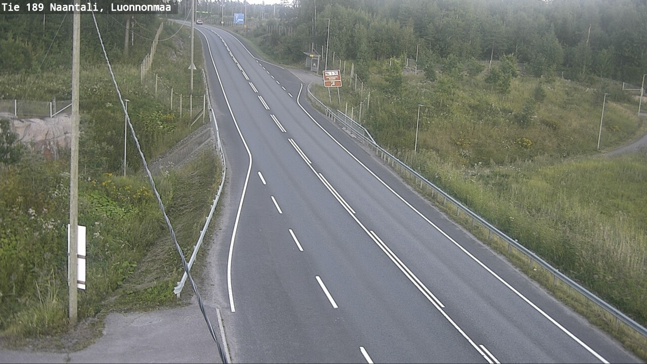 Weather Camera Image Road 189 Naantali, Luonnonmaa, Naantali, Varsinais-Suomi