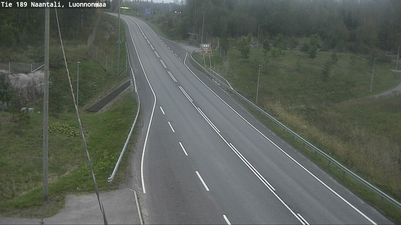 Weather Camera Image Road 189 Naantali, Luonnonmaa, Naantali, Varsinais-Suomi