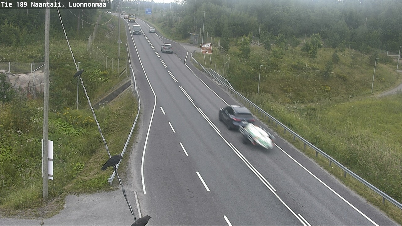 Weather Camera Image Road 189 Naantali, Luonnonmaa, Naantali, Varsinais-Suomi