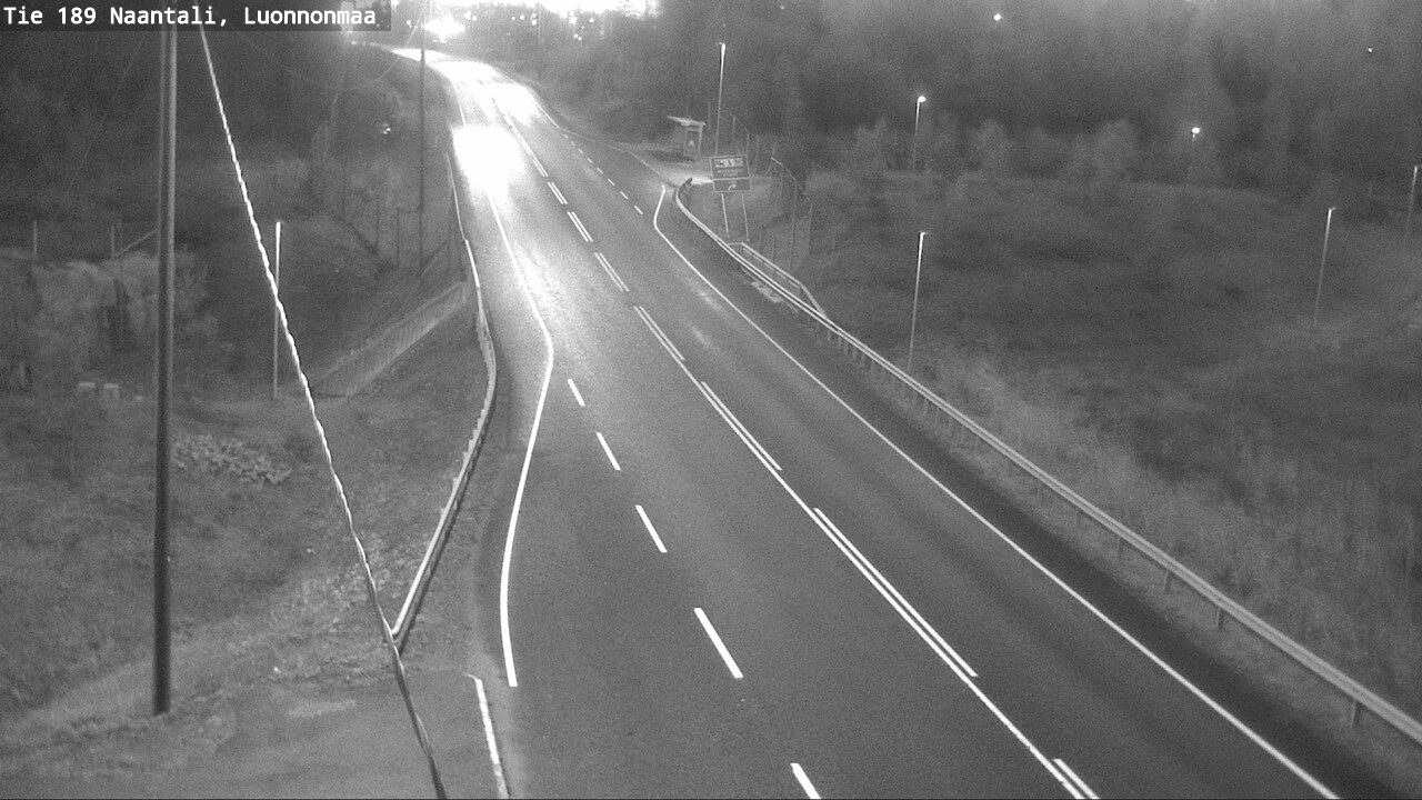 Weather Camera Image Road 189 Naantali, Luonnonmaa, Naantali, Varsinais-Suomi