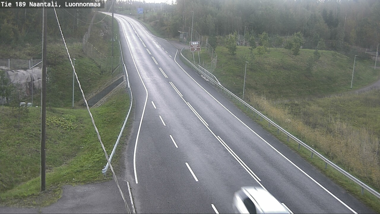 Weather Camera Image Road 189 Naantali, Luonnonmaa, Naantali, Varsinais-Suomi